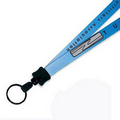 1/2" Color Match Lanyard w/ Key Ring (Full Color Imprint)